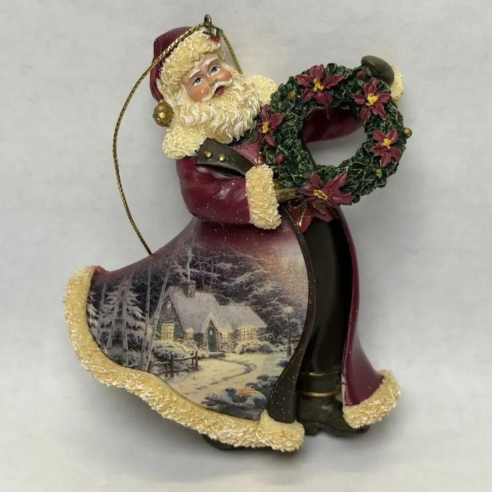 Thomas Kinkade Old World Santa Ashton‎ Drake Ornaments Set of 10 Christmas Lot 6